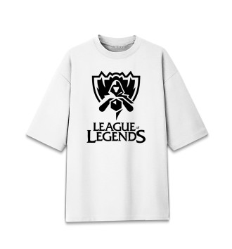 Хлопковая футболка оверсайз League of Legends