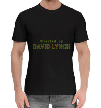 Мужская Хлопковая футболка Directed by David Lynch