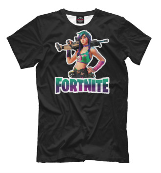 Футболка для мальчиков Fortnite - Girl with Gun