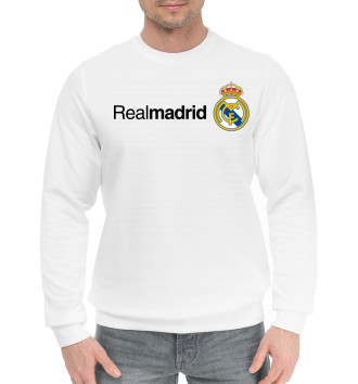 Мужской Хлопковый свитшот Real Madrid