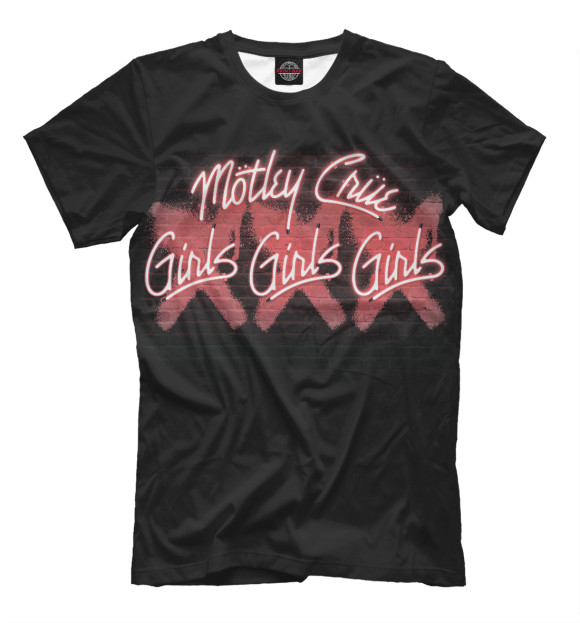 Футболка Motley Crue - Girls, Girls, Girls для мальчиков 