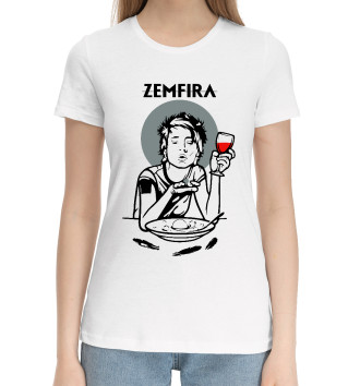 Хлопковая футболка Zемфира
