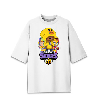 Хлопковая футболка оверсайз Brawl Stars, Sally Leon