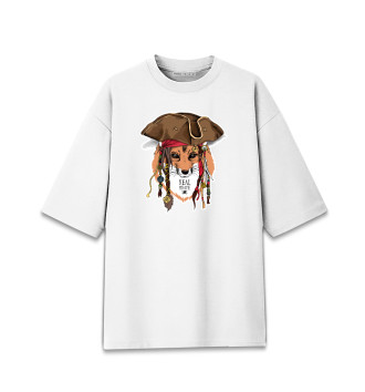 Хлопковая футболка оверсайз Real pirate Fox