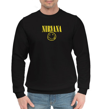Мужской Хлопковый свитшот Nirvana