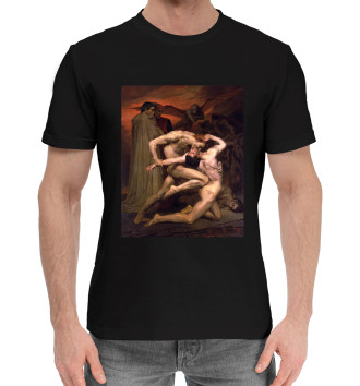Хлопковая футболка Данте и Вергилий в аду