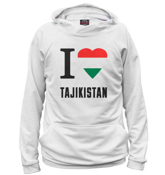 Худи I love Tajikistan для девочек 