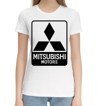 Хлопковая футболка MITSUBISHI MOTORS