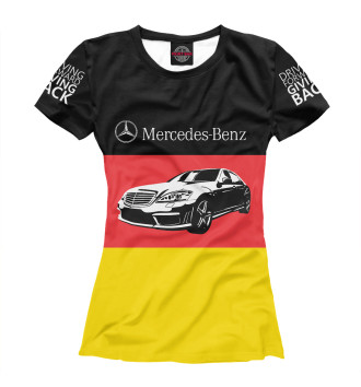 Женская Футболка Mercedes