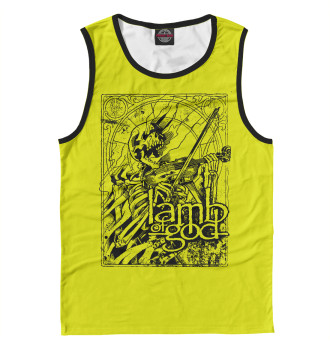 Майка для мальчиков Lamb of God (yellow)