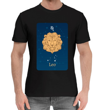 Мужская Хлопковая футболка Leo