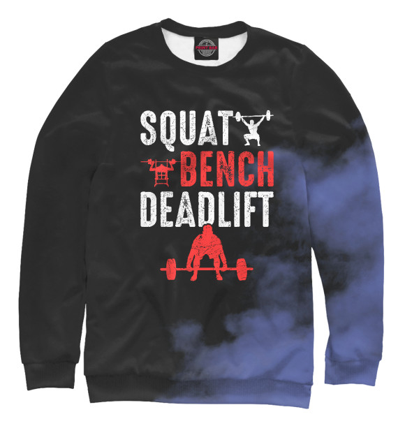 Свитшот Squat Bench Deadlift Gym для девочек 