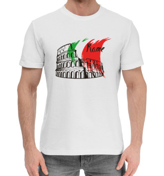 Мужская Хлопковая футболка Рим - Италия