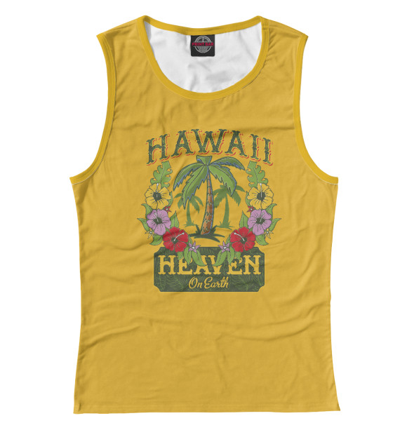 Майка Hawaii - heaven on earth для девочек 