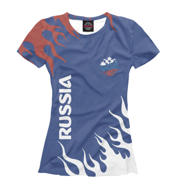 Футболка RUSSIA для девочек 