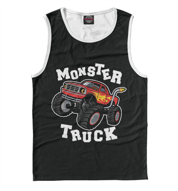 Майка Monster truck для мальчиков 