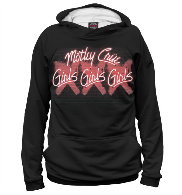 Худи Motley Crue - Girls, Girls, Girls для девочек 