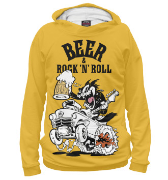 Женское Худи Beer & Rock 'n' Roll