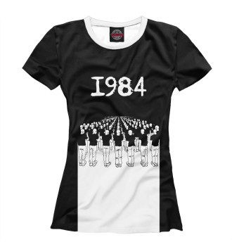 Футболка для девочек 1984 - люди толпы