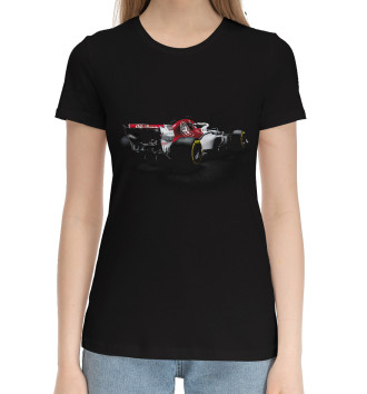 Женская Хлопковая футболка Alfa Romeo F1