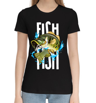 Хлопковая футболка Большая рыба