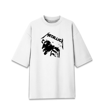 Хлопковая футболка оверсайз Metallica