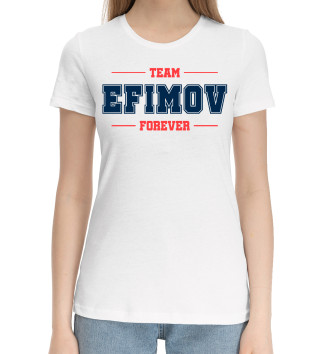 Хлопковая футболка Team Efimov