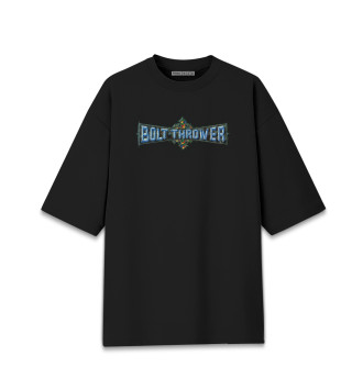 Хлопковая футболка оверсайз Boltthrower