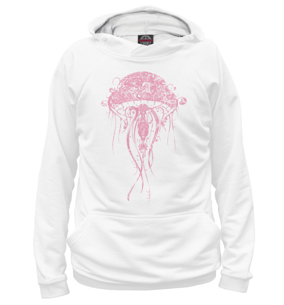 Худи Розовая медуза для девочек 