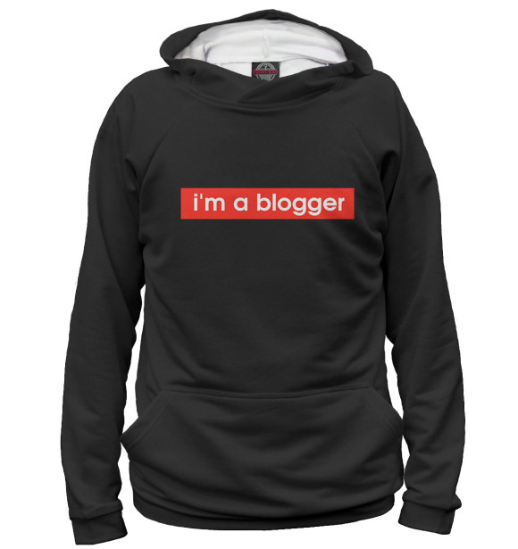 Худи I'm a blogger для мальчиков 
