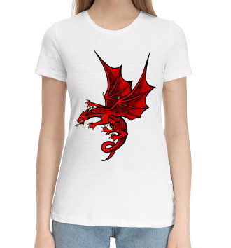 Хлопковая футболка Драконы