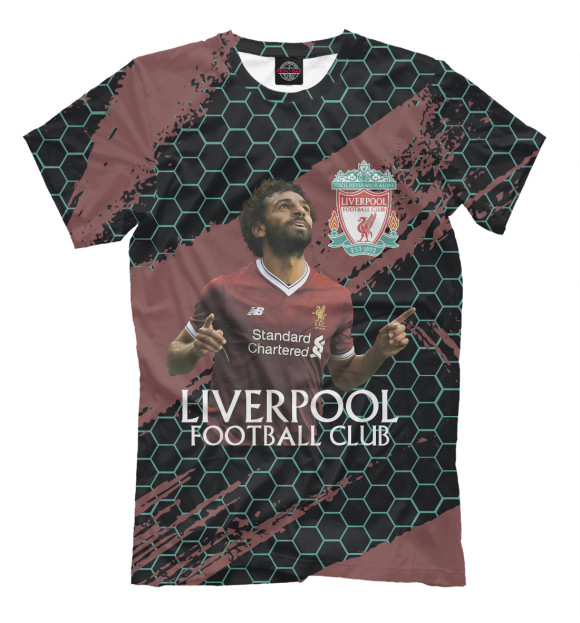 Футболка Liverpool: Мохамед Салах. для мальчиков 