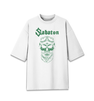 Женская Хлопковая футболка оверсайз Sabaton
