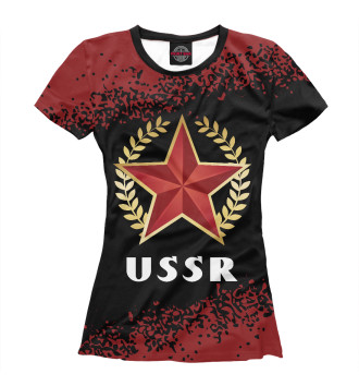 Футболка USSR - Звезда - Краска