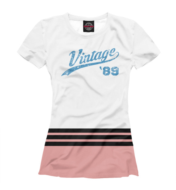 Футболка Vintage 89 для девочек 