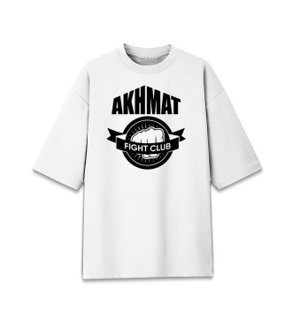 Мужская Хлопковая футболка оверсайз Akhmat Fight Club