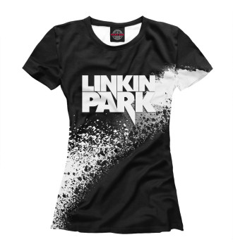 Женская Футболка Linkin Park + краски