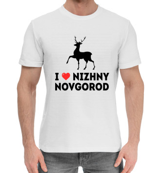 Мужская Хлопковая футболка Нижний Новгород