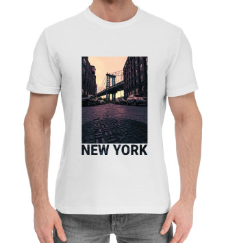 Мужская Хлопковая футболка New York
