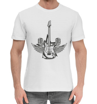 Хлопковая футболка Гитара с крыльями