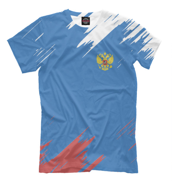 Футболка Флаг и герб России для мальчиков 