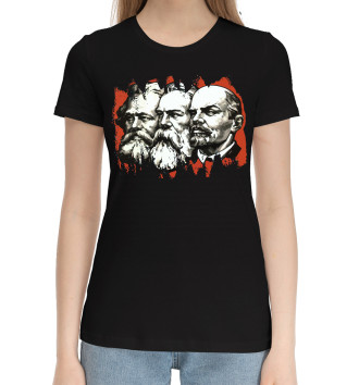 Хлопковая футболка Ленин Маркс Энгельс