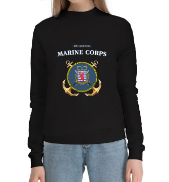 Хлопковый свитшот Luxembourg Marine Corps