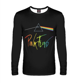 Лонгслив Pink Floyd радужный логотип