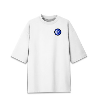Хлопковая футболка оверсайз Inter