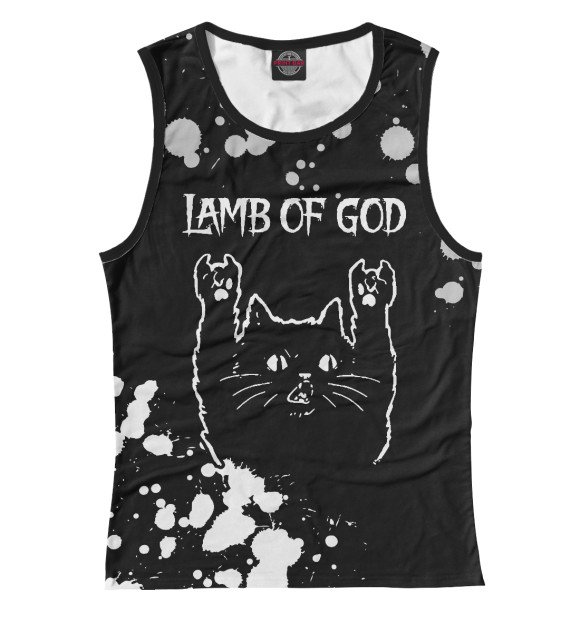 Майка Lamb of God | Рок Кот для девочек 