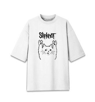 Хлопковая футболка оверсайз Slipknot