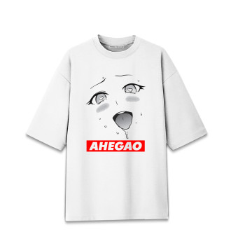 Хлопковая футболка оверсайз Ahegao