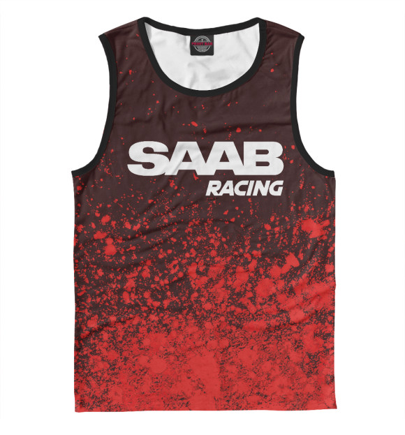 Майка Saab | Racing / Краски для мальчиков 