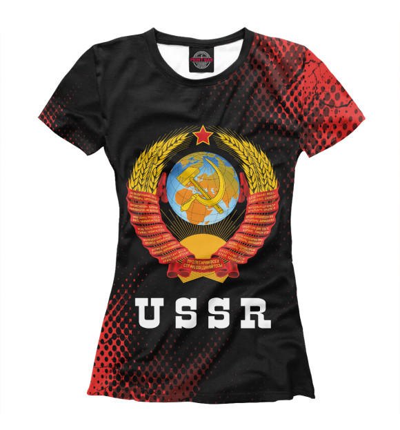 Футболка USSR / СССР для девочек 
